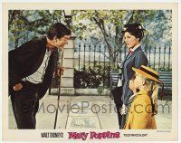 4w708 MARY POPPINS LC '64 Dick Van Dyke looks happily at Julie Andrews & kids, Disney classic!