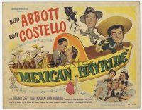 4w082 MEXICAN HAYRIDE TC '48 Bud Abbott & Lou Costello in Mexico, great sexy artwork!