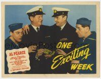 4w094 ONE EXCITING WEEK TC '46 officers Al Pearce & Jerome Cowan w/ sailors Shemp Howard & Pinky Lee