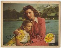 4w838 SENTIMENTAL JOURNEY LC '46 great close up of doomed actress Maureen O'Hara & Connie Marshall
