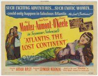 4w135 SIREN OF ATLANTIS TC '47 art of sexy Maria Montez, Atlantis The Lost Continent!