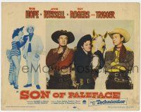 4w865 SON OF PALEFACE LC #1 '52 Roy Rogers & Trigger, Bob Hope, sexy Jane Russell!