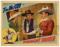 4w888 STRAIGHT SHOOTER LC '40 Tim McCoy with gun, Julie Sheldon & Forrest Taylor