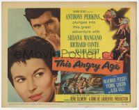 4w152 THIS ANGRY AGE TC '58 Anthony Perkins & Silvana Mangano, directed by Rene Clement!