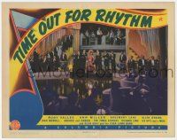 4w926 TIME OUT FOR RHYTHM LC '41 Ann Miller performing at nightclub with orchestra!