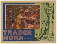 4w938 TRADER HORN LC '31 Harry Carey & Duncan Renaldo aiming gun in front of African natives!