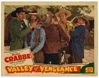 4w952 VALLEY OF VENGEANCE LC '44 Buster Crabbe is distracted while humorous Fuzzy gets choked!