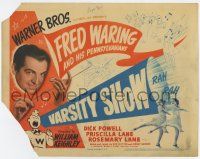 4w166 VARSITY SHOW TC R42 Fred Waring and His Pennsylvanians, Priscilla & Rosemary Lane!