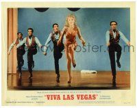 4w958 VIVA LAS VEGAS LC #1 '64 great image of sexy Ann-Margret in dance number!