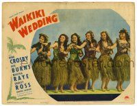 4w960 WAIKIKI WEDDING LC '37 wonderful image of sexy Hawaiian girls in grass skirts hula dancing!