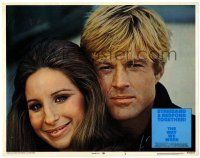 4w968 WAY WE WERE LC #8 '73 best close up of smiling Barbra Streisand & Robert Redford!
