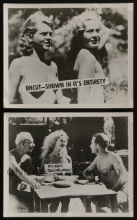 4x584 ELYSIA 2 8x10 stills '34 sexy and wacky censored images from actual nudist nature camp!
