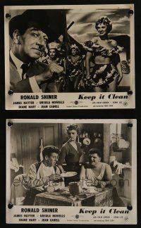 4x078 KEEP IT CLEAN 2 English FOH LCs '56 cool images of Ronald Shiner, showgirls!