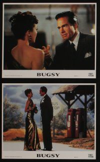 4x700 BUGSY 8 8x10 mini LCs '91 Warren Beatty, Annette Bening, Harvey Keitel, Ben Kingsley