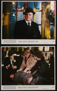 4x750 FIRST DEADLY SIN 8 8x10 mini LCs '80 Frank Sinatra's final role, Faye Dunaway, James Whitmore
