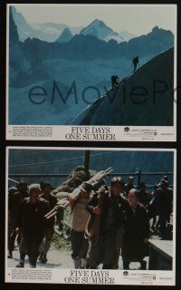 4x752 FIVE DAYS ONE SUMMER 8 8x10 mini LCs '82 Sean Connery, Fred Zinnemann, mountain climbing!