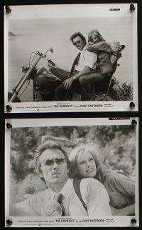 4x235 GAUNTLET 8 8x10 stills '77 star & director Clint Eastwood, Sondra Locke!