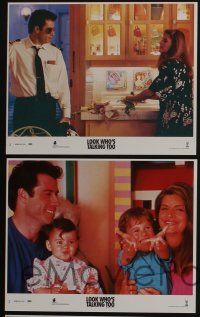 4x819 LOOK WHO'S TALKING TOO 8 8x10 mini LCs '90 John Travolta & Kirstie Alley have talking babies!