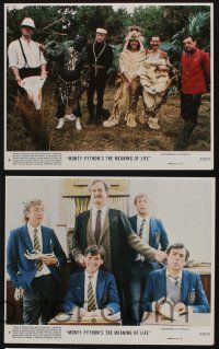4x831 MONTY PYTHON'S THE MEANING OF LIFE 8 8x10 mini LCs '83 Chapman, Cleese, Gilliam, Idle, Palin!