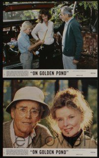 4x848 ON GOLDEN POND 8 8x10 mini LCs '81 Katharine Hepburn, Henry Fonda, and Jane Fonda !