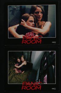 4x853 PANIC ROOM 8 8x10 mini LCs '02 David Fincher, Jodie Foster, Forest Whitaker, Kristen Stewart!