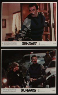 4x888 RUNAWAY 8 8x10 mini LCs '84 Tom Selleck, Cynthia Rhodes, directed by Michael Crichton!
