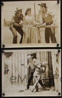 4x478 RUSTLERS OF THE BAD LANDS 4 8x10 stills '44 Charles Starrett, Dub Taylor, cool cowboy images!