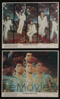 4x968 SATURDAY NIGHT FEVER 5 8x10 mini LCs '77 great images of disco dancer John Travolta!
