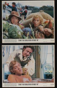 4x909 START THE REVOLUTION WITHOUT ME 8 8x10 mini LCs R77 Gene Wilder, Donald Sutherland