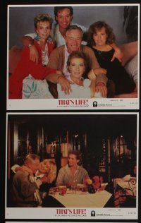 4x926 THAT'S LIFE 8 8x10 mini LCs '86 Jack Lemmon, Julie Andrews, Sally Kellerman, Robert Loggia!