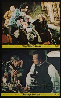 4x983 THEY MIGHT BE GIANTS 4 8x10 mini LCs '71 George C. Scott & Joanne Woodward touch every heart!