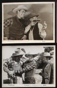 4x327 THUNDER OVER THE PRAIRIE 7 8x10 stills R55 western cowboy Charles Starrett as the Medico!