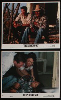 4x931 THUNDERHEART 8 8x10 mini LCs '92 directed by Michael Apted, Val Kilmer, Sam Shepard!