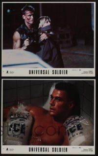 4x941 UNIVERSAL SOLDIER 8 8x10 mini LCs '92 Jean-Claude Van Damme & Dolph Lundgren, cool action!