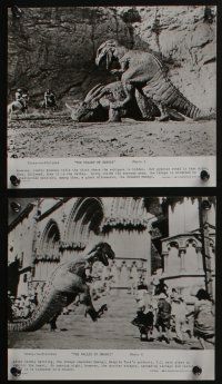 4x160 VALLEY OF GWANGI 11 8x9.25 stills '69 Ray Harryhausen, FX images of cowboys and dinosaurs!