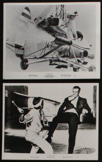 4x337 YOU ONLY LIVE TWICE 7 8x10 stills '67 Sean Connery as James Bond, action scenes & gyrocopter!