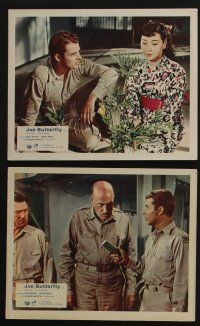 4x022 JOE BUTTERFLY 6 color English FOH LCs '57 Audie Murphy in Japan!