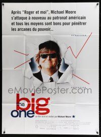 4y460 BIG ONE French 1p '99 Michael Moore protecting the Earth from the scum of Corporate America!