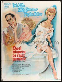 4y485 BOY DID I GET A WRONG NUMBER French 1p '66 Bob Hope, Phyllis Diller, naked Elke Sommer art!