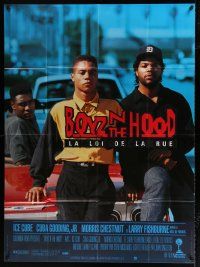 4y487 BOYZ N THE HOOD French 1p '91 Cuba Gooding Jr., Ice Cube, directed by John Singleton!