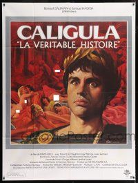 4y512 CALIGULA THE UNTOLD STORY French 1p '83 Joe D'Amato, Mascii art of orgy in Ancient Rome!