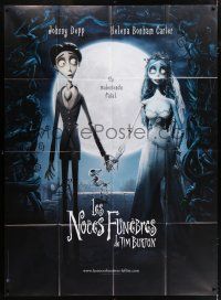 4y543 CORPSE BRIDE French 1p '05 Tim Burton stop-motion animated horror musical, great image!