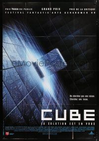 4y552 CUBE French 1p '99 cool completely different image, Canadian science fiction!