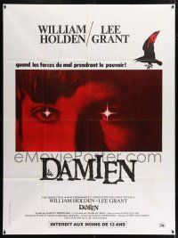 4y558 DAMIEN OMEN II French 1p '78 completely different close up of demonic Jonathan Scott-Taylor!