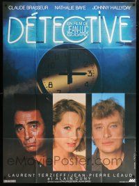4y579 DETECTIVE French 1p '85 directed by Jean-Luc Godard, Claude Brasseur, Nathalie Baye, Hallyday