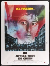 4y595 DOG DAY AFTERNOON French 1p '76 Al Pacino, Sidney Lumet bank robbery crime classic!