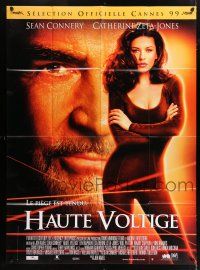 4y627 ENTRAPMENT French 1p '99 close up Sean Connery & full-length sexy Catherine Zeta-Jones!