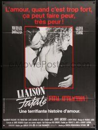 4y638 FATAL ATTRACTION French 1p '87 Michael Douglas, Glenn Close, a terrifying love story!