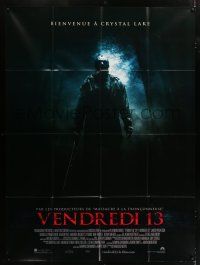 4y662 FRIDAY THE 13th French 1p '09 cool full-length creepy image of Jason Voorhees!