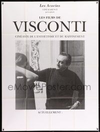 4y770 LES FILMS DE VISCONTI French 1p '00s candid c/u of Italian director Luchino on the set!